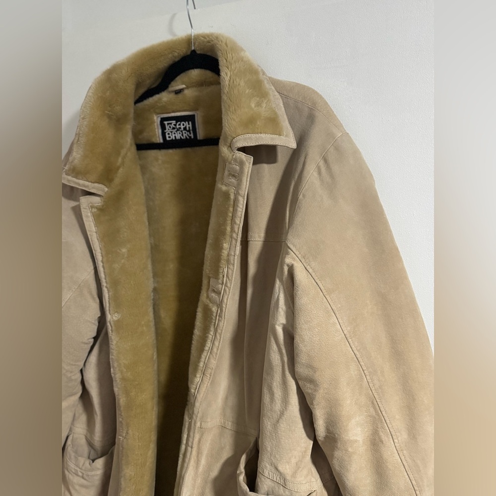 Genuine leather Joseph Barry vintage winter jacket coat - Picture 2 of 12